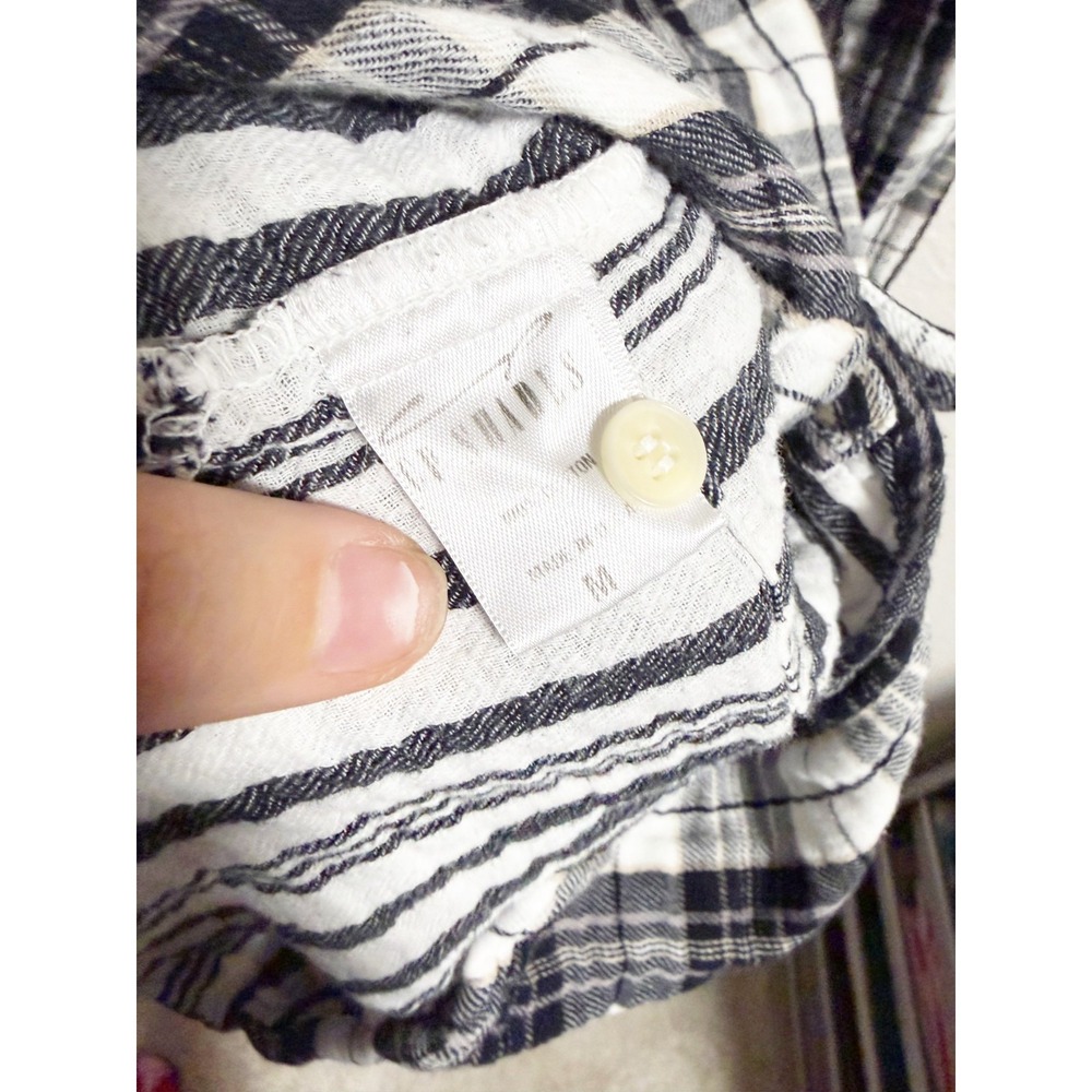 CP Shades Black and White Plaid Button-Down Shirt - Picture 5 of 6